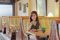 MODEL: Andi | Account Executive | LOCATION: Fiji Restaurant